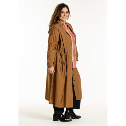 Gozzip Woman GEva Dress Jacket Dress Jacket Brass