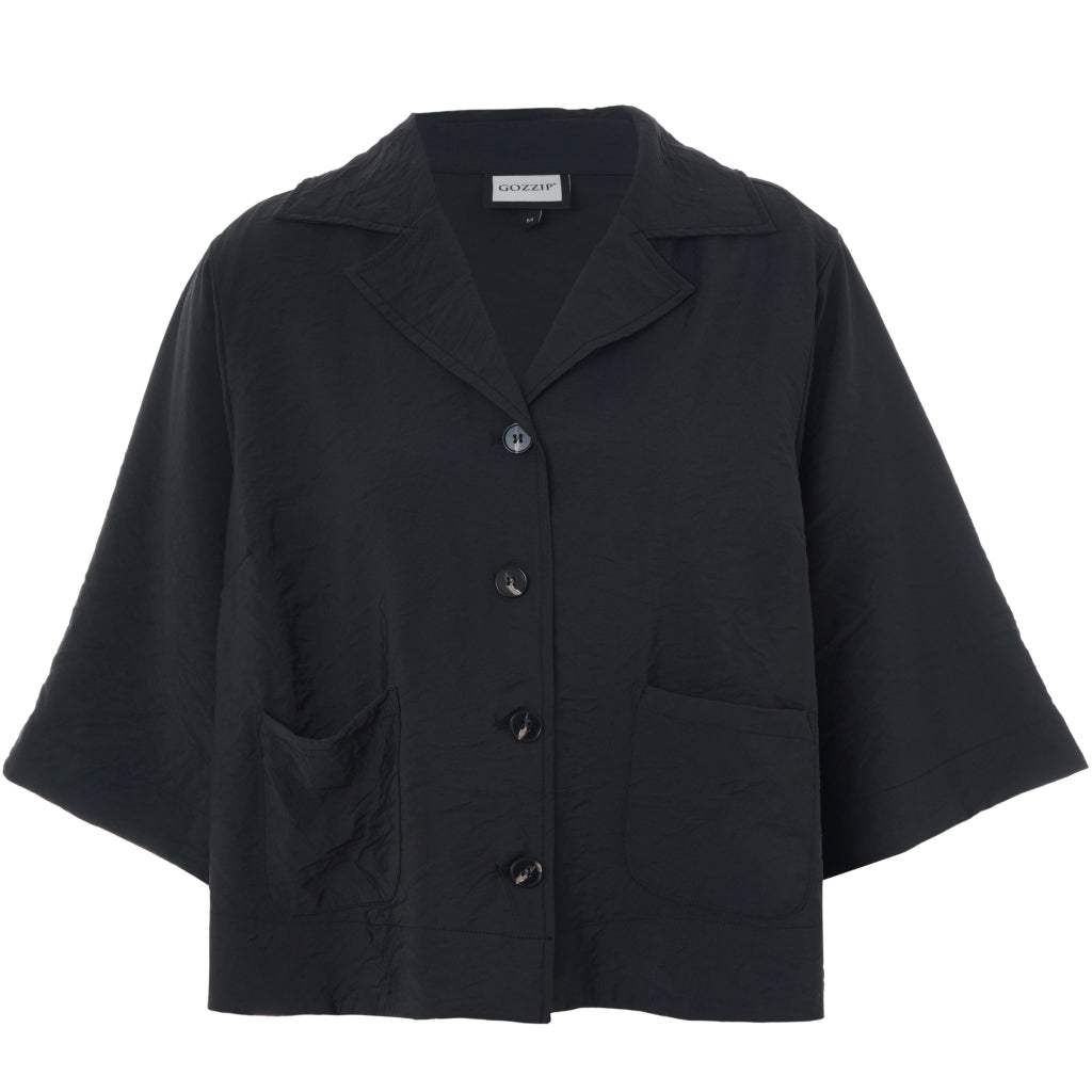 Gozzip Woman GFarzana Shirt-Jacket Shirt Jacket Black