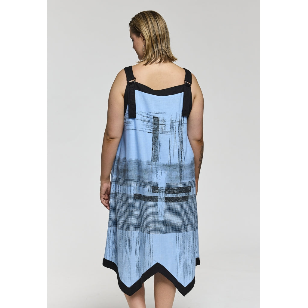 Gozzip Woman GFelicity long strap dress Dress Light blue/Black