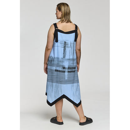 Gozzip Woman GFelicity long strap dress Dress Light blue/Black