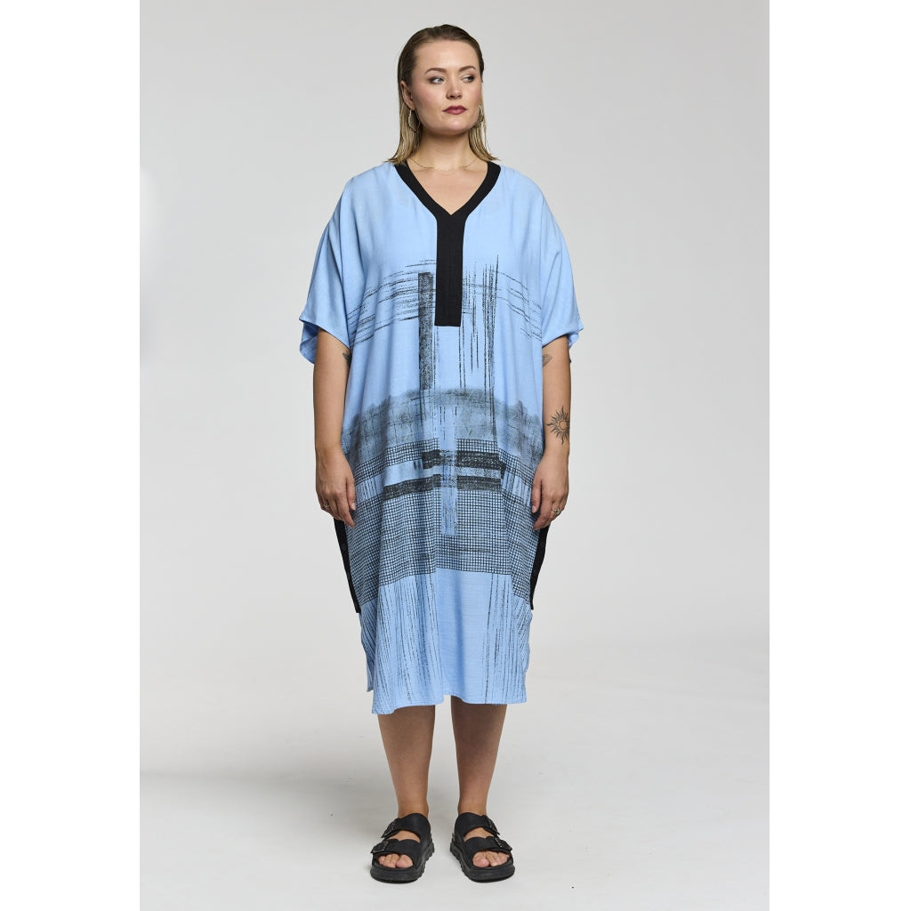 Gozzip Woman GFern Dress Dress Light blue/Black