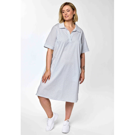 Gozzip Woman GFilippa Tunic Tunic White blue stripe