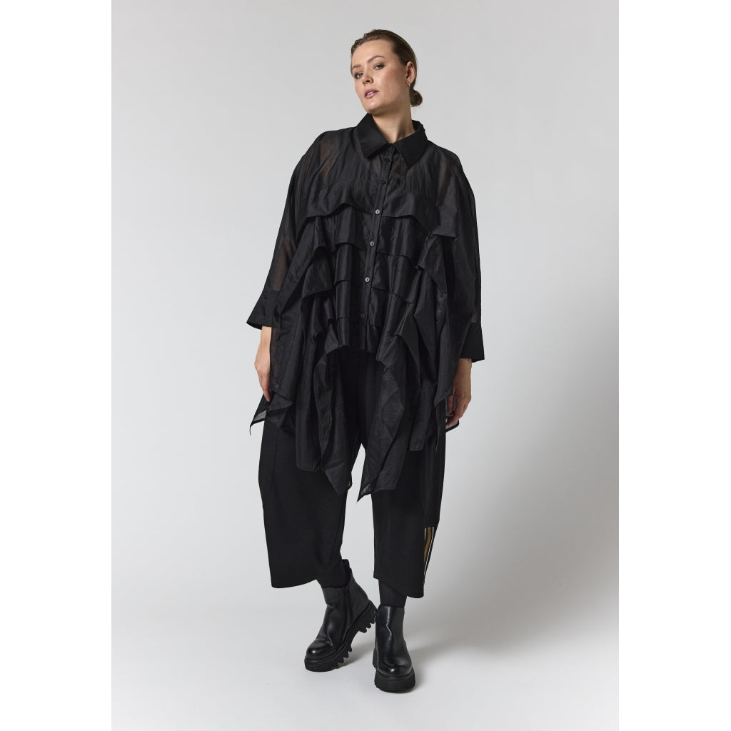 Gozzip Woman GFiora oversized shirt Shirt Black