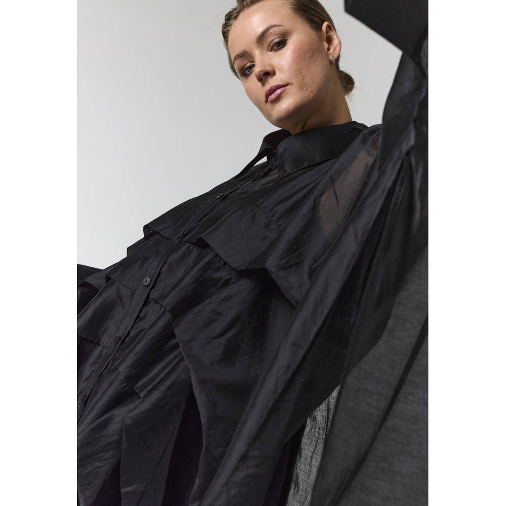 Gozzip Woman GFiora oversized shirt Shirt Black