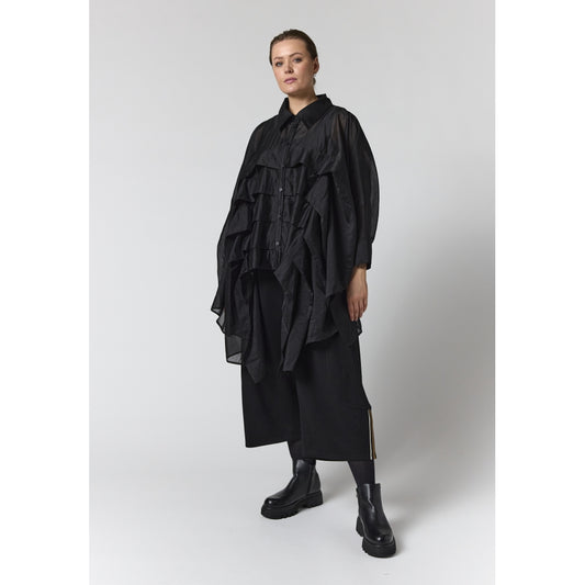 Gozzip Woman GFiora oversized shirt Shirt Black