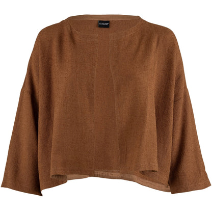 Gozzip Woman GFiva Cardigan Cardigan Cognac