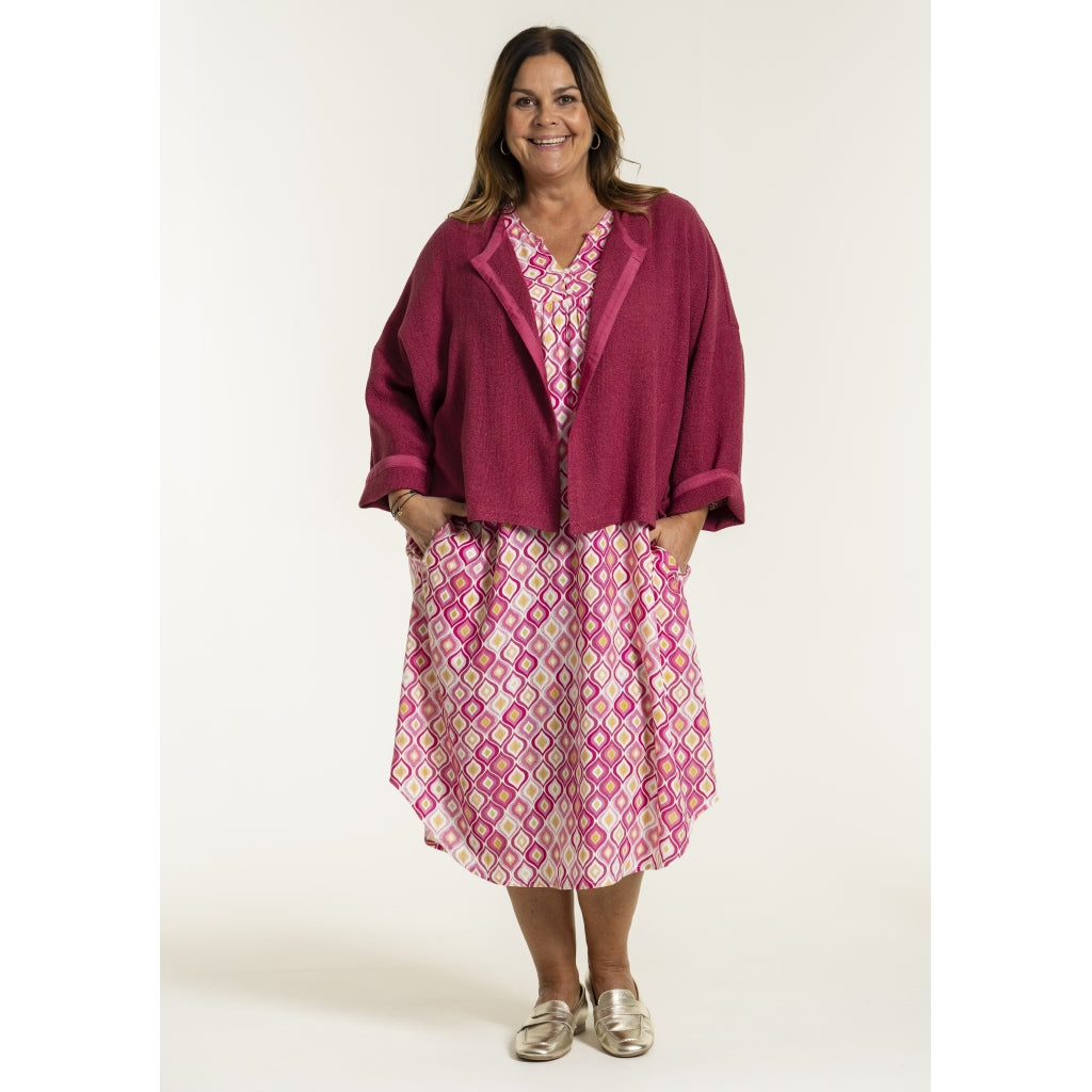 Gozzip Woman GFiva Cardigan Cardigan Raspberry