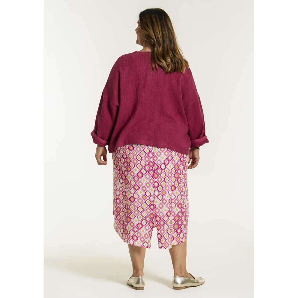 Gozzip Woman GFiva Cardigan Cardigan Raspberry