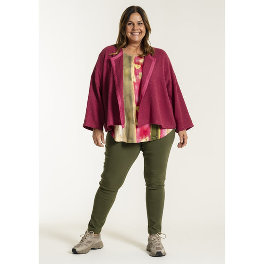 Gozzip Woman GFiva Cardigan Cardigan Raspberry