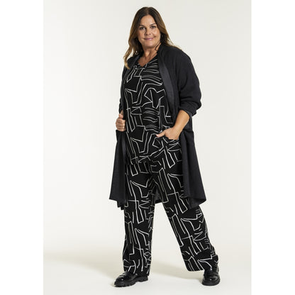 Gozzip Woman GFrance Long Cardigan Long Cardigan Black