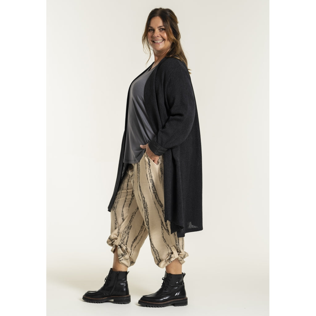 Gozzip Woman GFrance Long Cardigan Long Cardigan Black