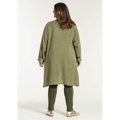 Gozzip Woman GFrance Long Cardigan Long Cardigan Moss