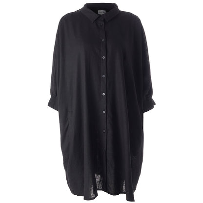 Gozzip Woman GGerda Oversize shirt Tunic Oversize shirt tunic Black