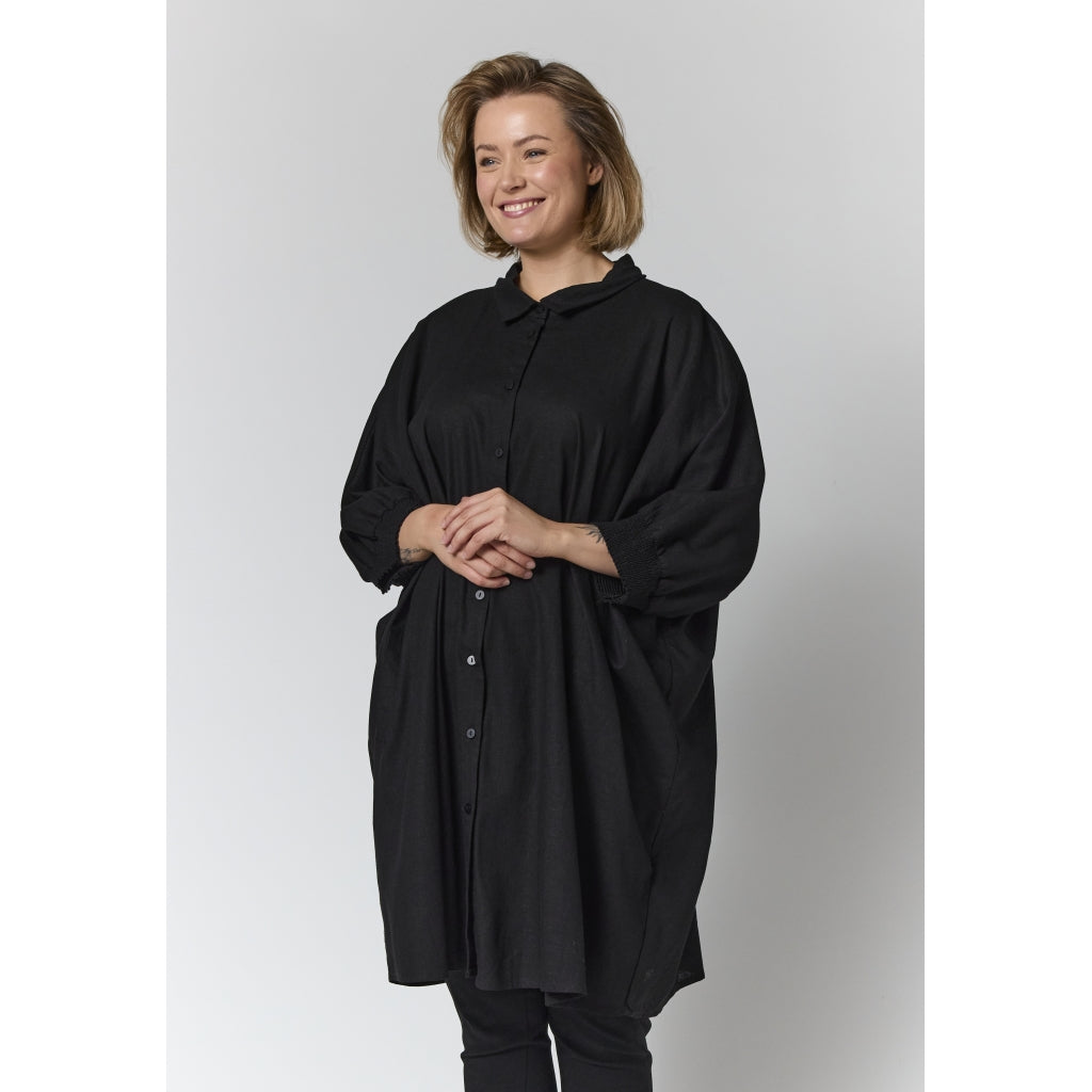 Gozzip Woman GGerda Oversize shirt Tunic Oversize shirt tunic Black