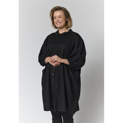 Gozzip Woman GGerda Oversize shirt Tunic Oversize shirt tunic Black