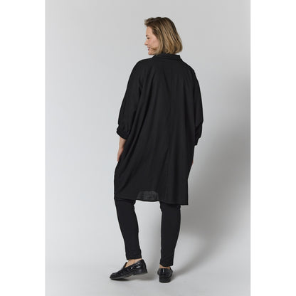 Gozzip Woman GGerda Oversize shirt Tunic Oversize shirt tunic Black
