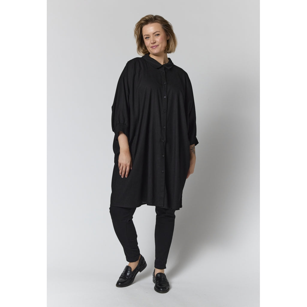 Gozzip Woman GGerda Oversize shirt Tunic Oversize shirt tunic Black