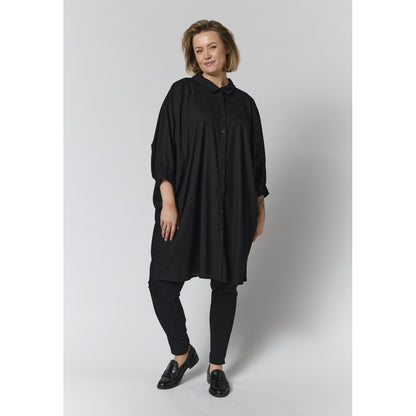 Gozzip Woman GGerda Oversize shirt Tunic Oversize shirt tunic Black