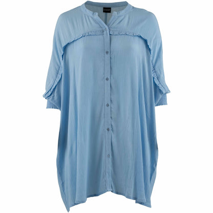 Gozzip Woman GGerda Oversize shirt Tunic Tunic light Blue