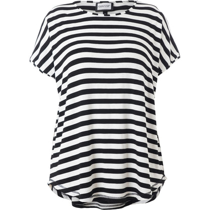 Gozzip Woman GGitte T-shirt striped T-Shirt Black