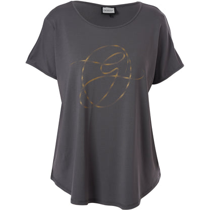 Gozzip Woman GGitte T-shirt with print T-Shirt Grey