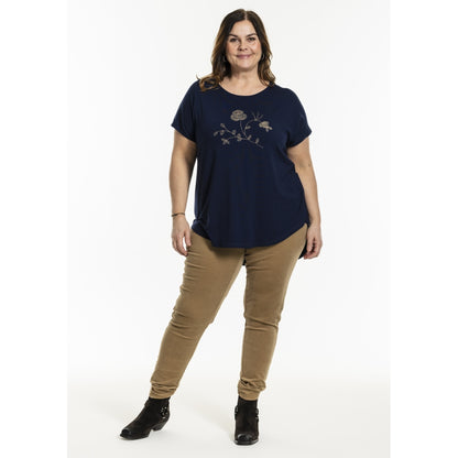 Gozzip Woman GGitte T-shirt with print T-Shirt Navy