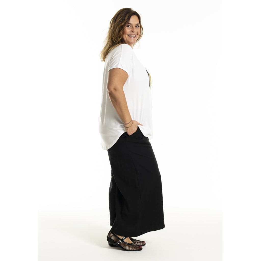 Gozzip Woman GGitte T-shirt with print T-Shirt White