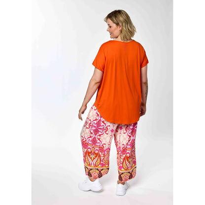 Gozzip Woman GGitte T-shirt with print T-Shirt Orange