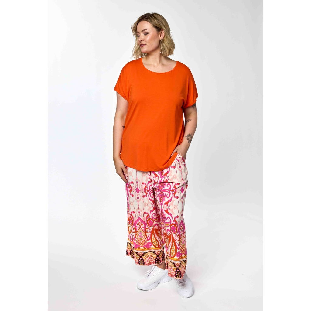Gozzip Woman GGitte T-shirt with print T-Shirt Orange