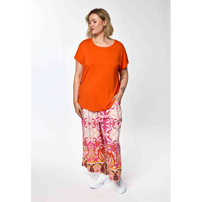 Gozzip Woman GGitte T-shirt with print T-Shirt Orange