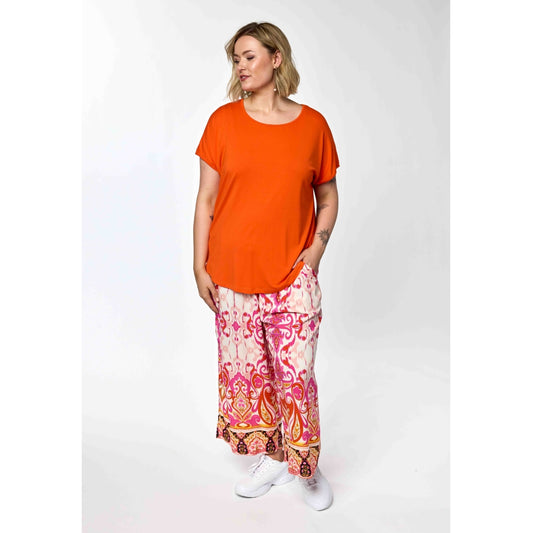 Gozzip Woman GGitte T-shirt with print T-Shirt Orange