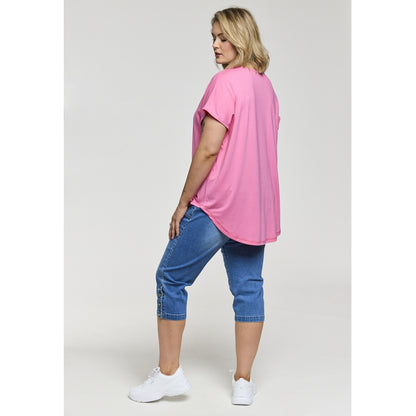 Gozzip Woman GGitte T-shirt with print T-Shirt Pink