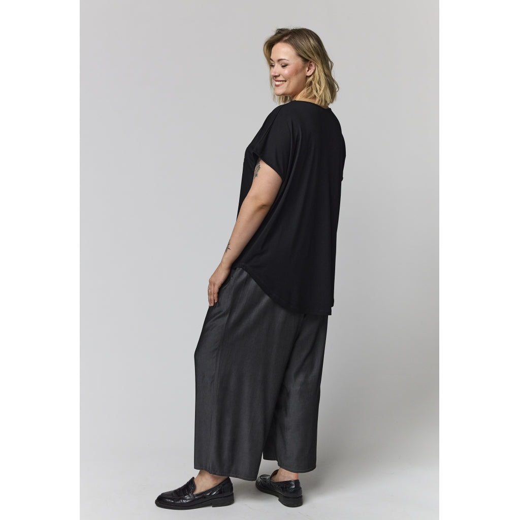 Gozzip Woman GGitte T-shirt with print T-Shirt Black