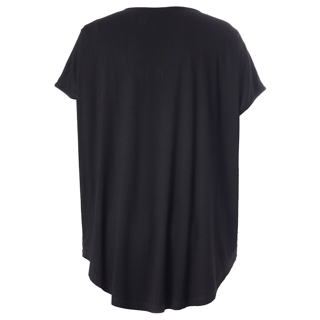 Gozzip Woman GGitte T-shirt with print T-Shirt Black