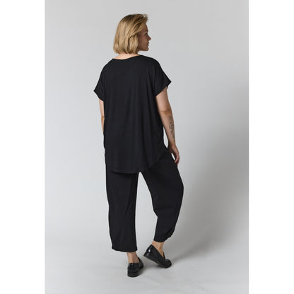 Gozzip Woman GGitte T-shirt with print T-Shirt Black