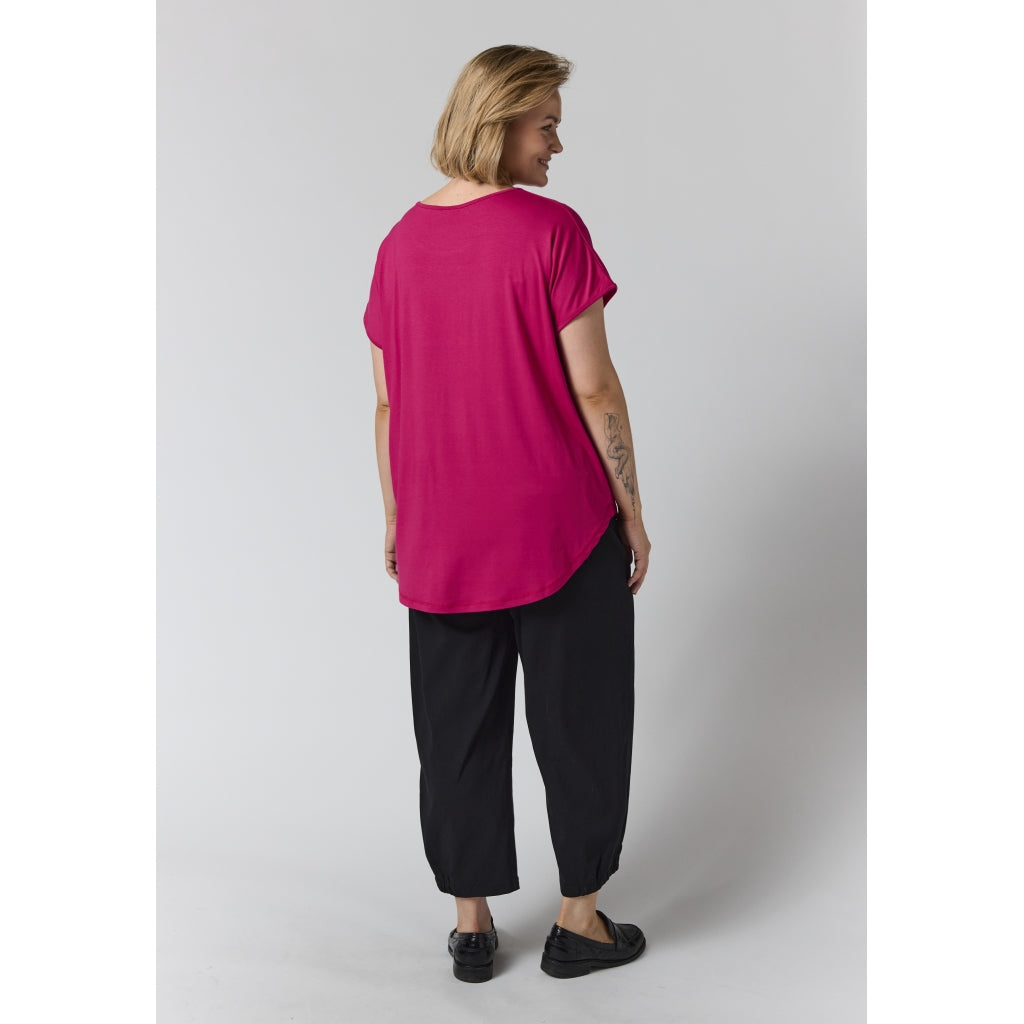 Gozzip Woman GGitte T-shirt with print T-Shirt Pink