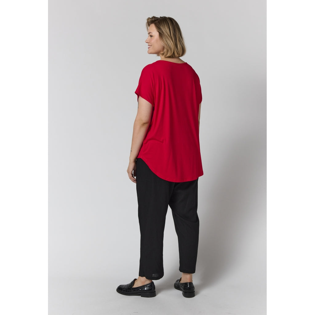 Gozzip Woman GGitte T-shirt with print T-Shirt Red