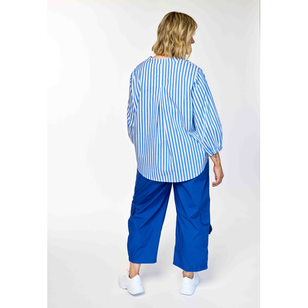 Gozzip Woman GGrethe Blouse Blouse Blue Stripe