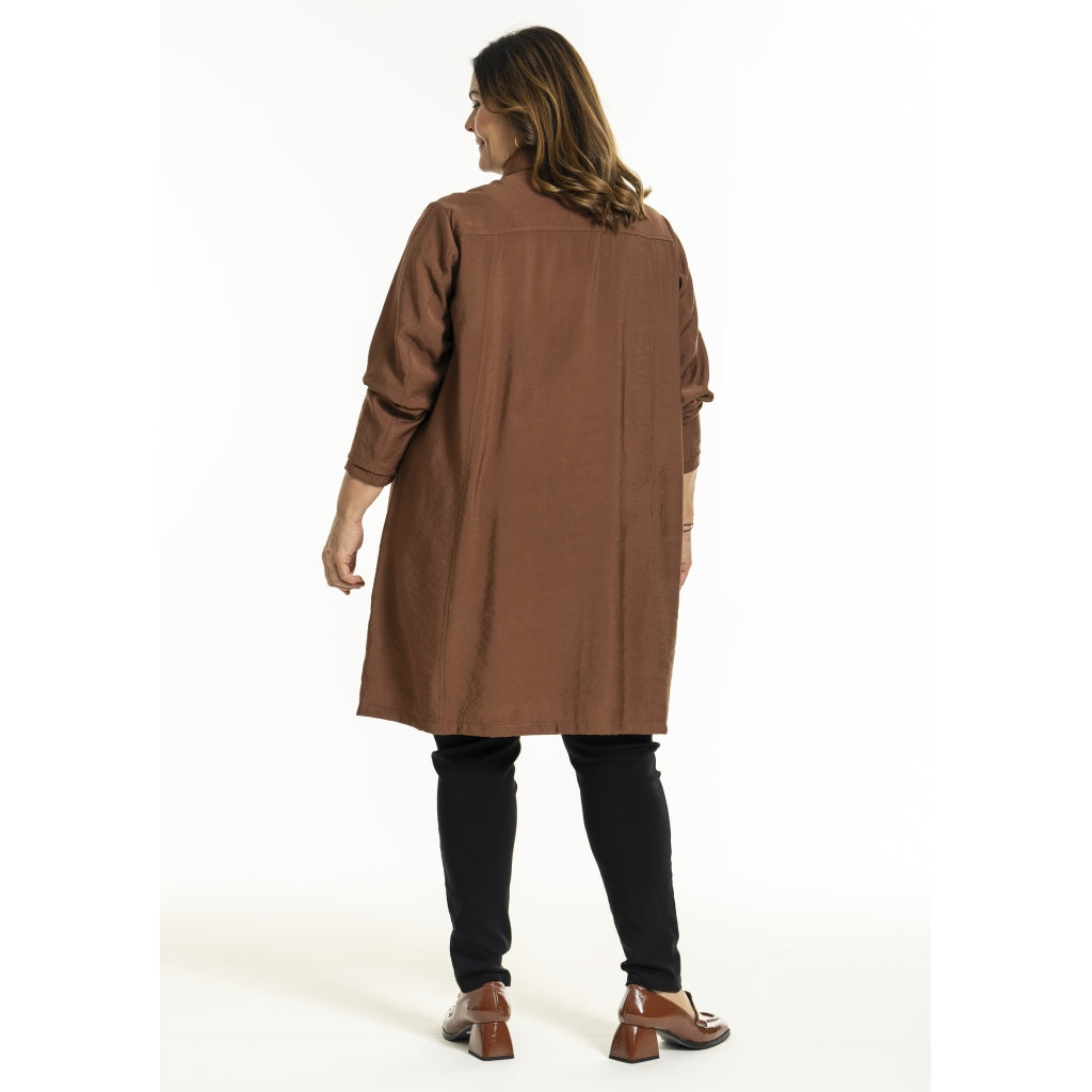 Gozzip Woman GGro Tunic Jacket Tunic Jacket Cognac