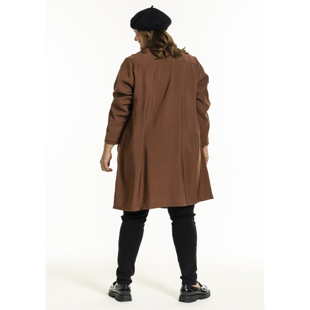 Gozzip Woman GGro Tunic Jacket Tunic Jacket Cognac