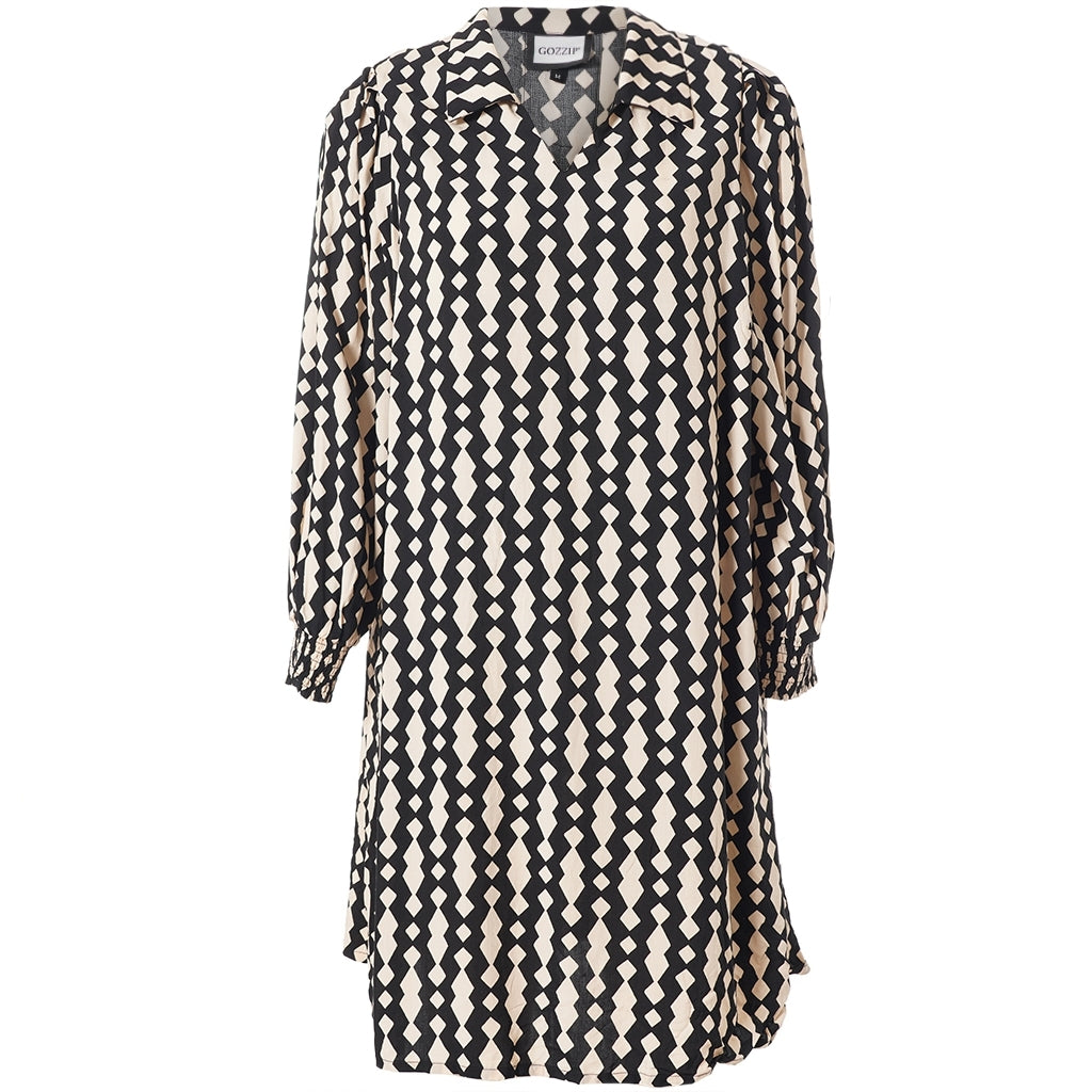 Gozzip Woman GGyda Tunic Tunic Black/Offwhite