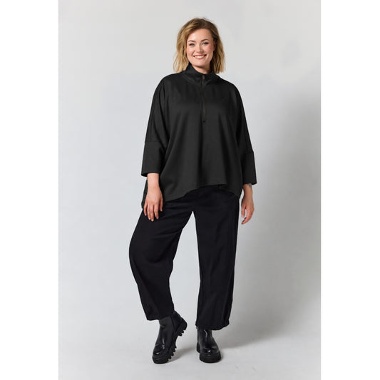 Gozzip Woman GHannah Poncho Poncho Black