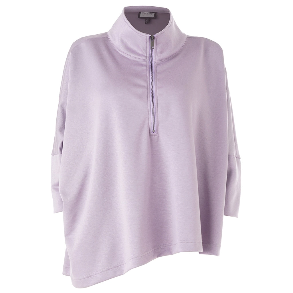 Gozzip Woman GHannah Poncho Poncho Heather