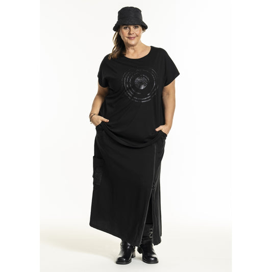 Gozzip Woman GHensia T-Shirt w print T-Shirt Black