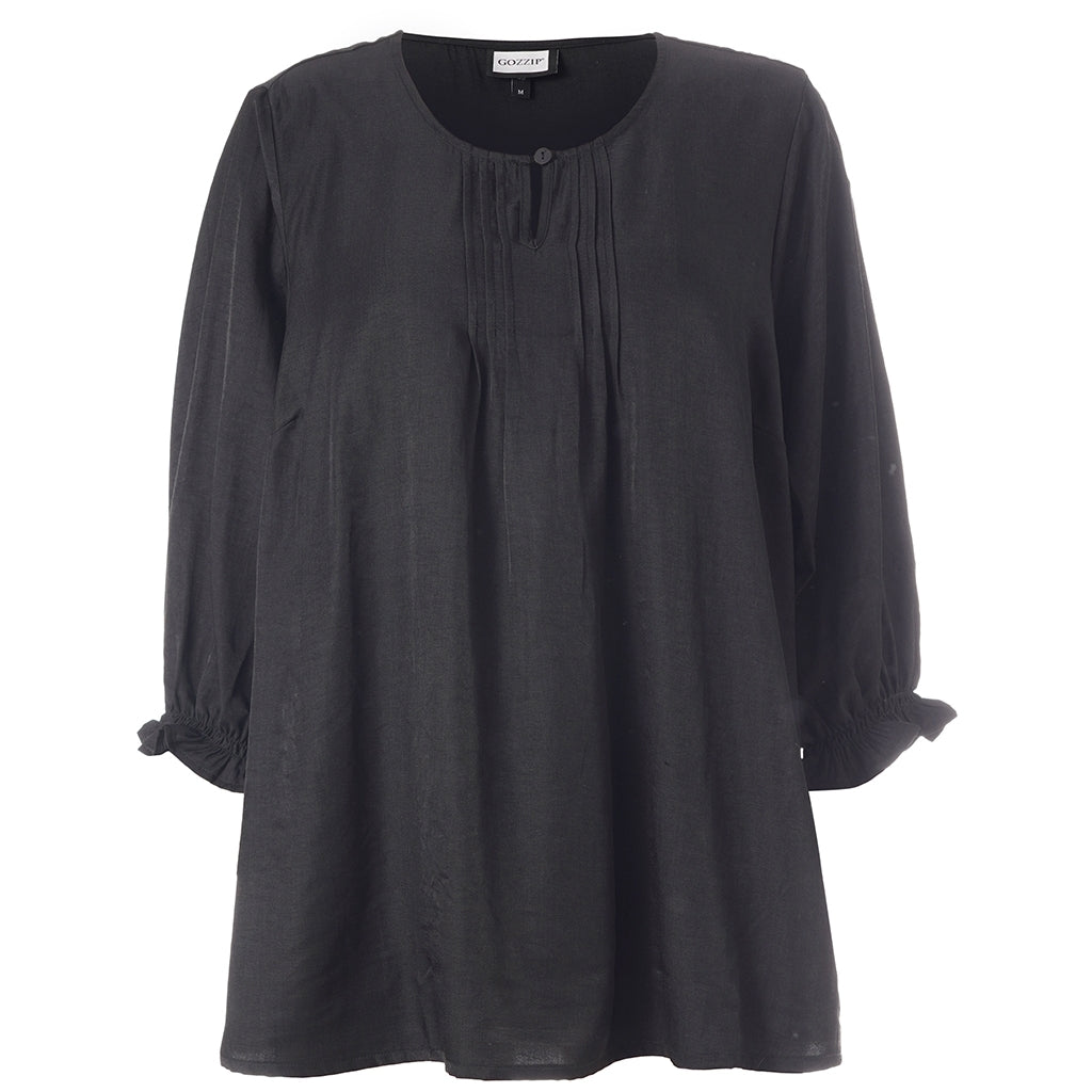 Gozzip Woman GIben Blouse Blouse Black