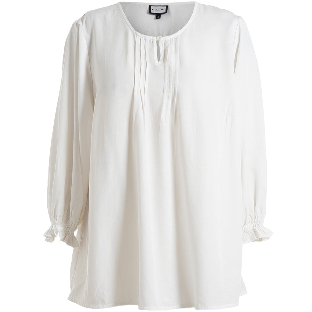 Gozzip Woman GIben Blouse Blouse Offwhite