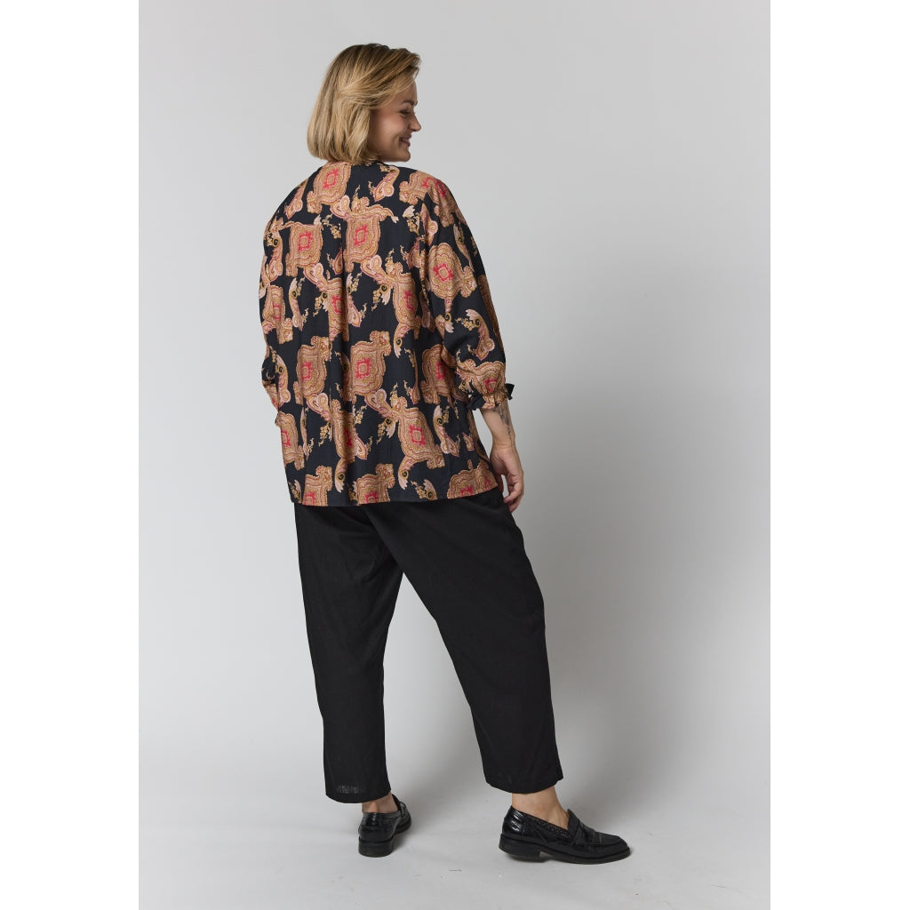 Gozzip Woman GIben Blouse Blouse Multi color print