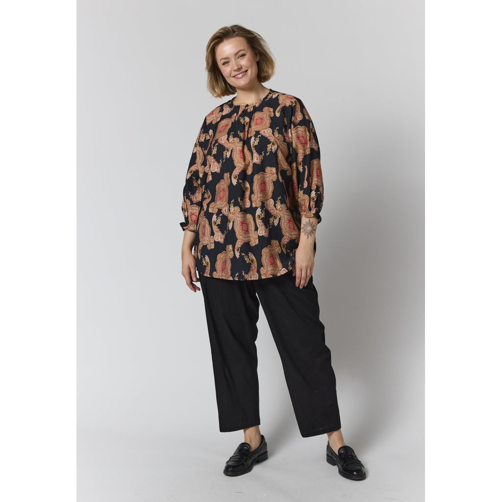 Gozzip Woman GIben Blouse Blouse Multi color print