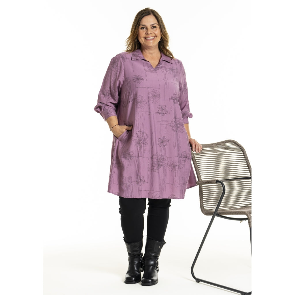 Gozzip Woman GIdalene Tunic Tunic Orchid