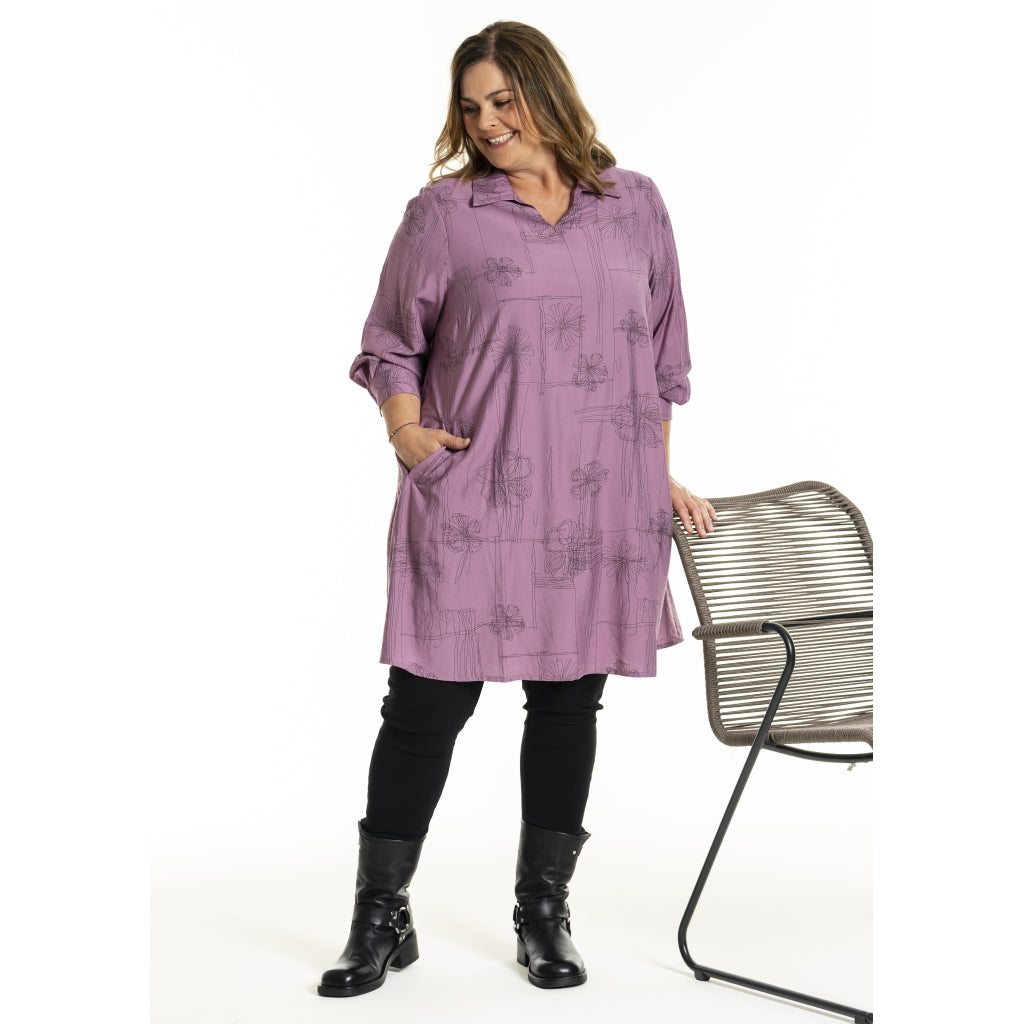 Gozzip Woman GIdalene Tunic Tunic Orchid